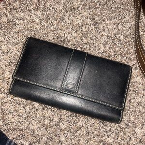 Coach Black Leather Women's Wallet